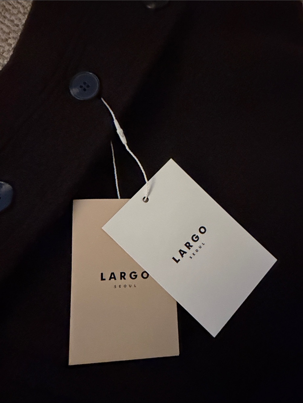 Largo Brown 100% Wool Jacket - Picture 11 of 11